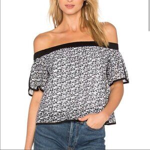 NWT Rag & Bone Eyelet Off Shoulder Top